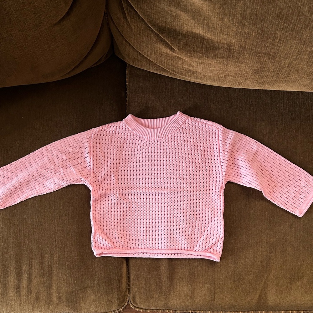 Grayson Mini Pink Lightweight Sweater 2T
